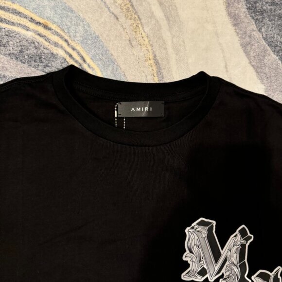 Amiri Angels Black Tee Mens Size Medium or Large - Picture 2 of 4